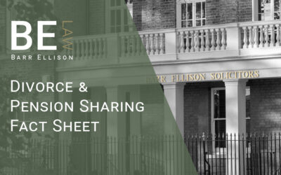 Divorce & Pension Sharing: Fact Sheet