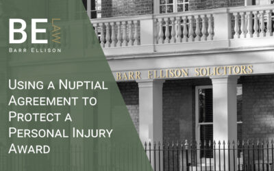 Using a Nuptial Agreement to Protect a Personal Injury Award